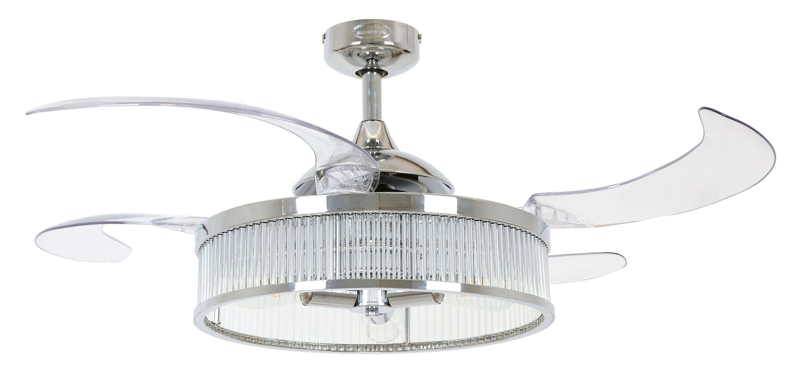 Deckenventilator Fanaway Corbelle Chrom 122 cm