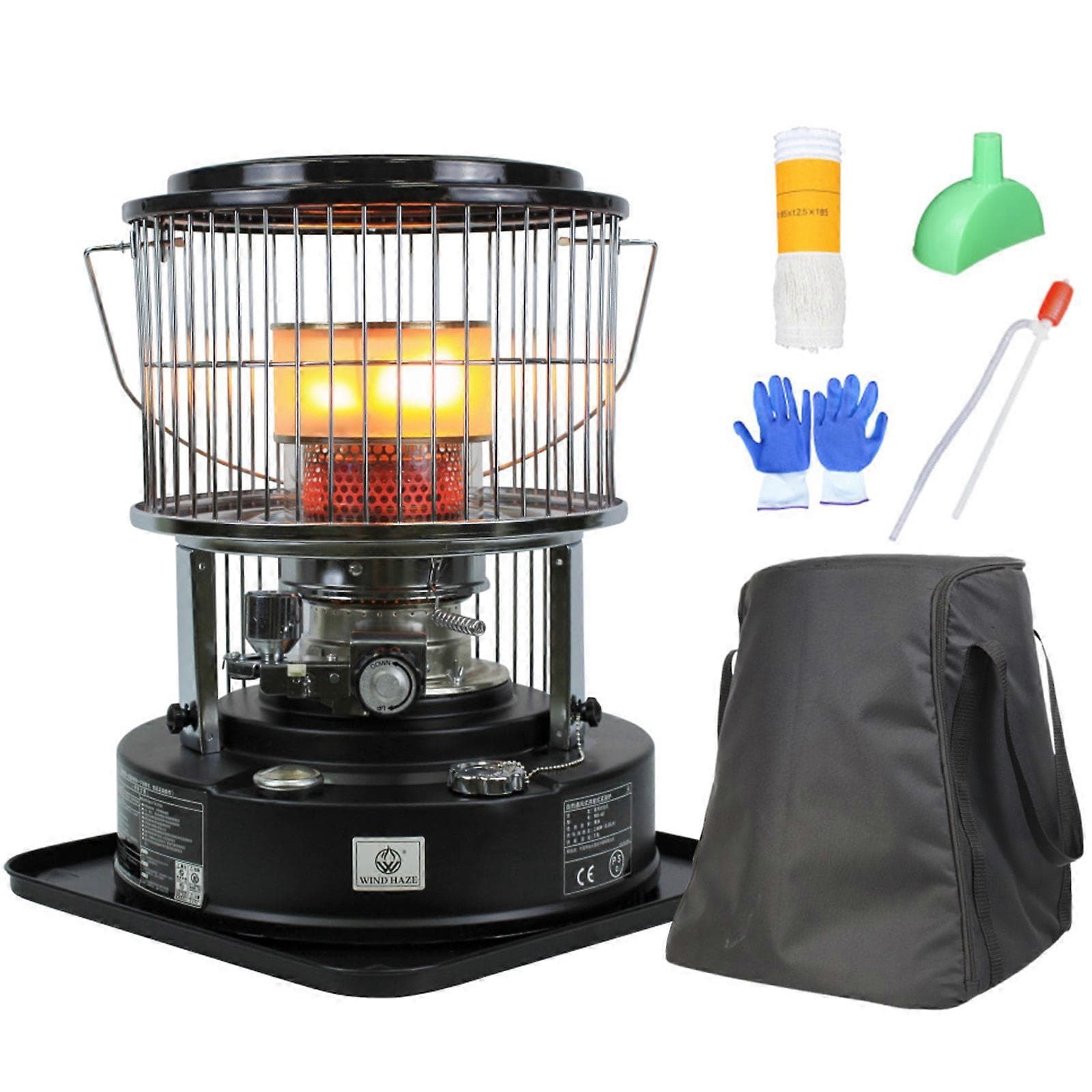 Réchaud à kérosène portable Chauffage ménager Camping en plein air Pêche sur glace Réchaud à kérosène