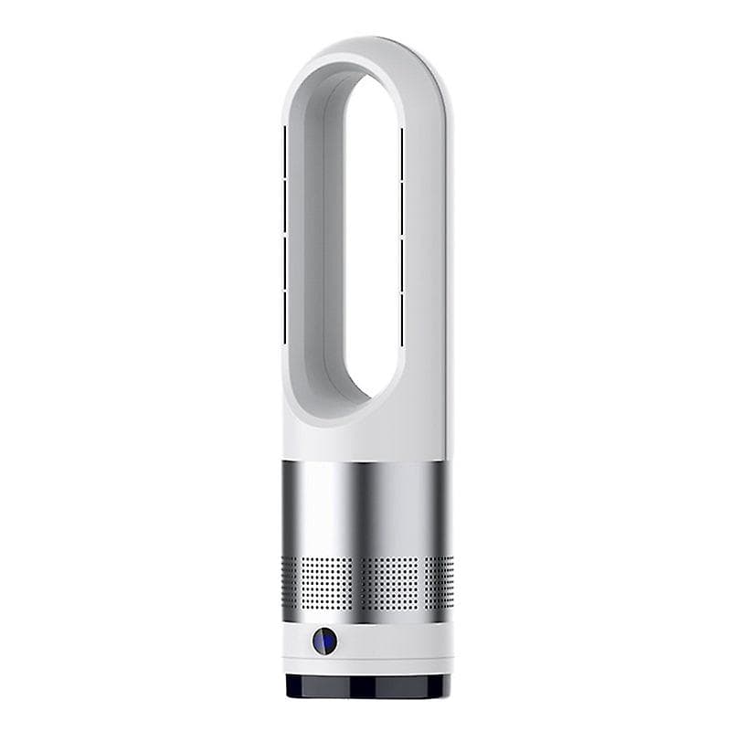 18-Inch Bladeless And 2 In 1 Heater With Remote Control Timing Cold Warm Tower Floor Fan