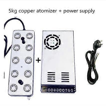 Industry Humidifier 10 Head 5kgh 7kgh Ultrasonic Atomizer Industrial Humidifier Fog Machine With Power Supply EUAUUKUS Plug