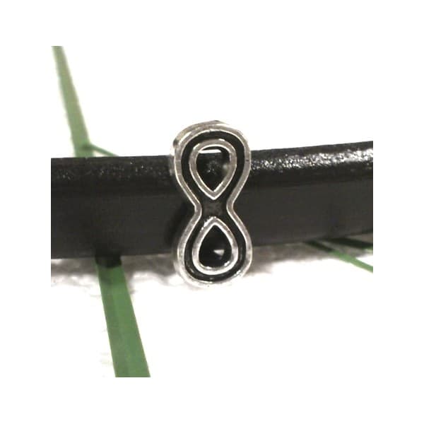 passe cuir argente infini pour cuir regaliz