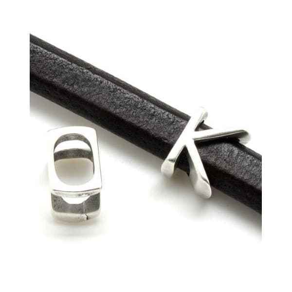 Passe cuir lettre k pour cuir regaliz