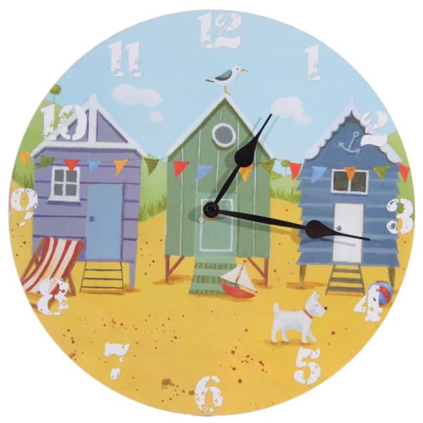 Horloge cabines plage