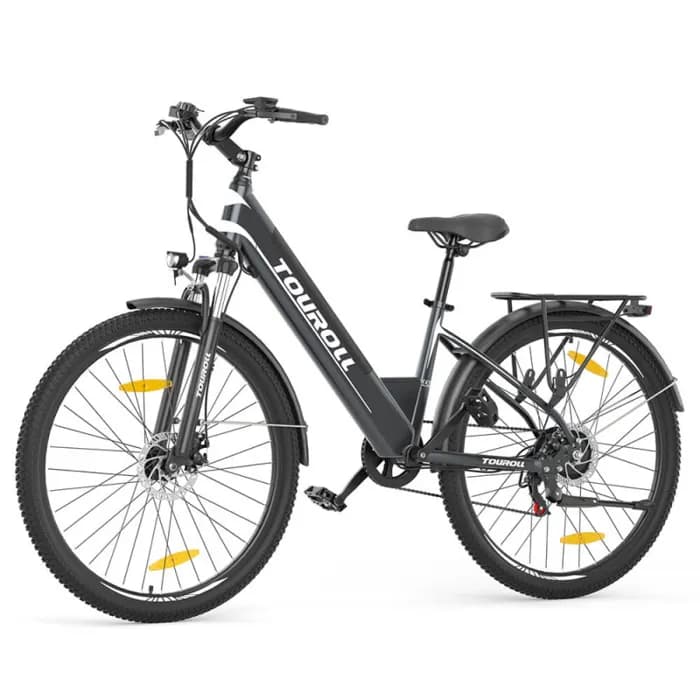 Vélo de Trekking Touroll J1 ST - Moteur 250 W - Roues 27,5 Pouces - Batterie 561,6 Wh - Autonomie 100 km