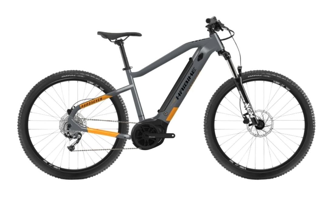 Haibike Sduro Hardnine 4 400Wh Graues Elektro-Mountainbike - 2022