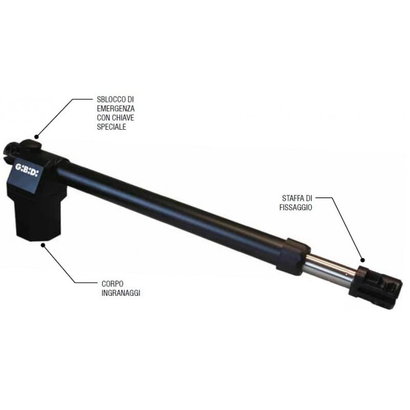 KIT DE MOTORISATION POUR PORTAIL BATTANT GIBIDI K164/BFSLT