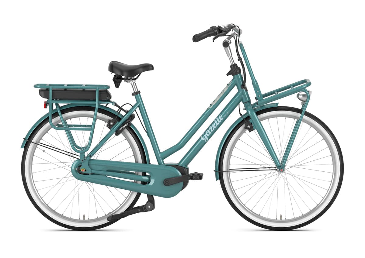 Gazelle Miss Grace C7+ 500 Wh RT denim blue glänzend - M - green matt. - Gazelle