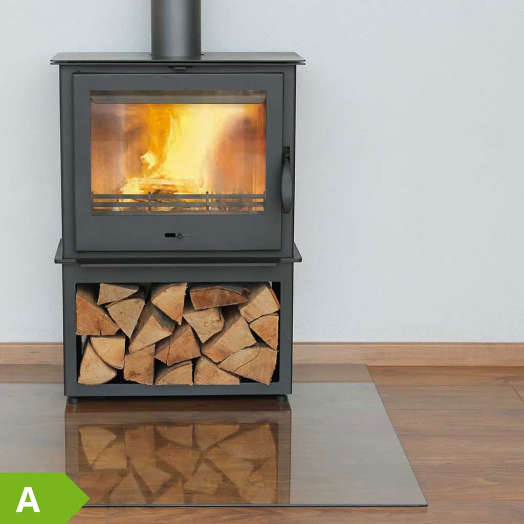 Kaminofen Juhnberg Lorenz 7kW mit Holzfach