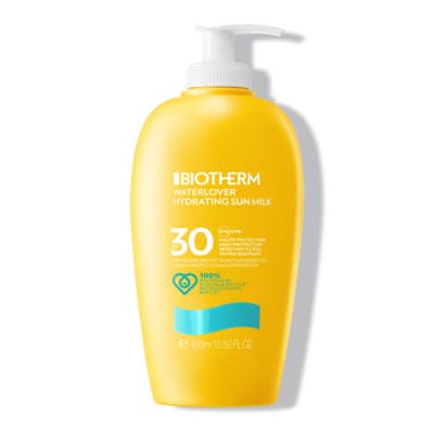Biotherm - Waterlover 400 Ml Flacon Pompe Lait Solaire Hydratant Spf30