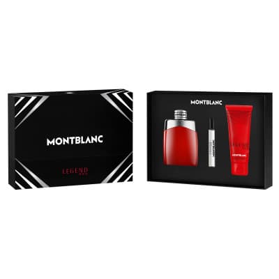 Montblanc - Coffret Legend Red Coffret Pour Homme Eau De Parfum 100ml + Vapo 7.5ml + Gel Douche 100ml