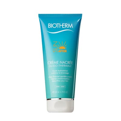 Biotherm - Sun After 200 Ml Crème Nacrée Après-soleil Oligo-thermale Hydratante Tube