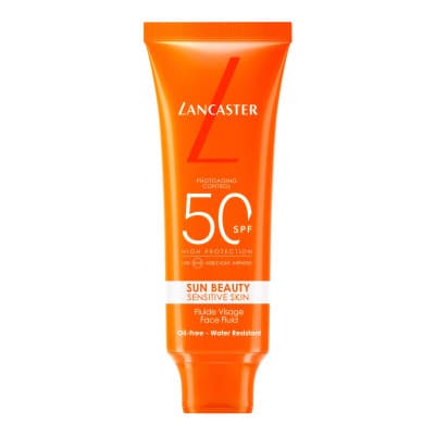 Lancaster - Sun Beauty 50 Ml Fluide Visage Peaux Sensibles Spf50 Tube