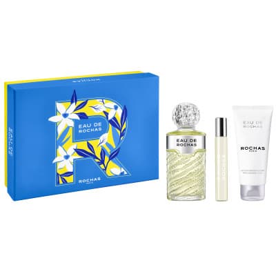 Rochas - Coffret Eau De Rochas  Coffret Pour Femme Eau De Toilette 100ml + Vapo 20ml + Lait Pour Le Corps 100ml
