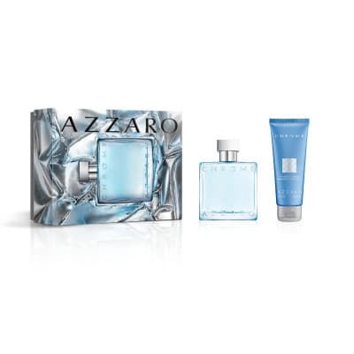 Azzaro - Coffret Chrome Coffret Pour Homme Eau De Toilette 50ml + Gel Douche 75ml