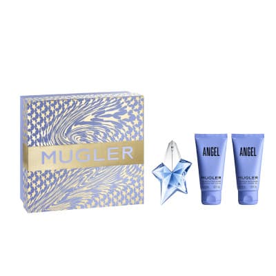 Mugler  - Coffret Angel Coffret Pour Femme Eau De Parfum 25ml + Lait 50ml + Gel Douche 50ml