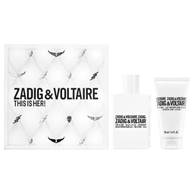 Zadig & Voltaire - Coffret This Is Her! Coffret Pour Femme Eau De Parfum 50ml + Lait Pour Le Corps 50ml