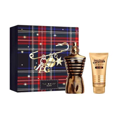 Jean Paul Gaultier  - Coffret Le Male Elixir, Parfum Coffret Pour Homme Parfum 125ml + Gel Douche 75ml