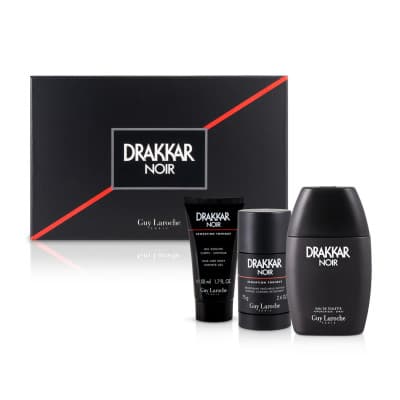 Guy Laroche - Coffret Drakkar Noir Coffret Pour Homme Eau De Toilette 50ml + Déodorant Stick 75gr + Gel Douche 50ml