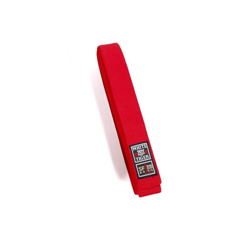 Ceinture Rouge White Tiger 9 et 10eme Dan - Noris