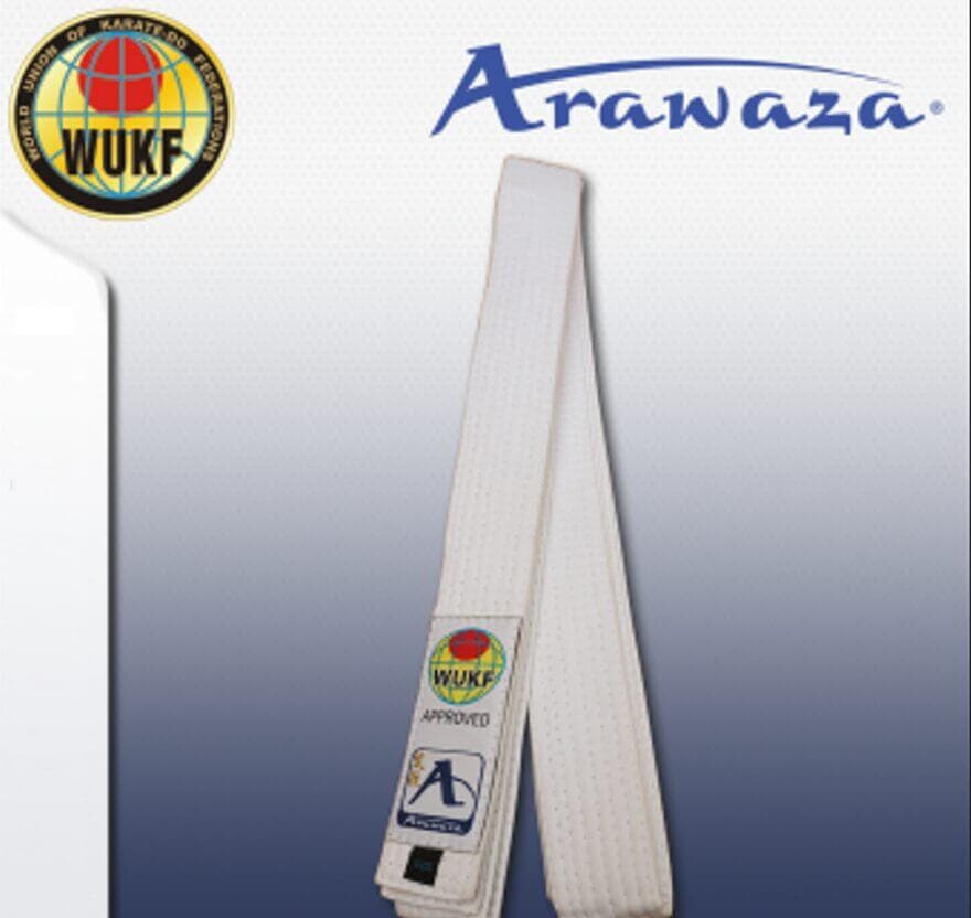 Ceinture de Kata coton Japonais ARAWAZA WUKF