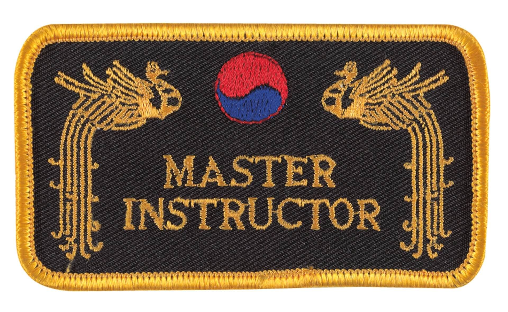 Insignes brodés Master Instructor - Danrho