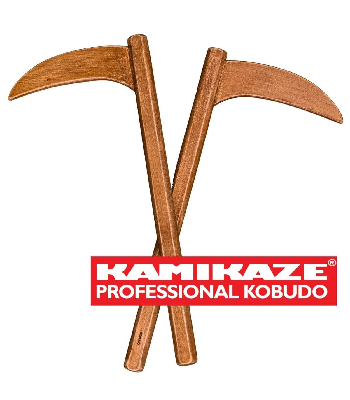 Kama Kamikaze Kobudo Professionnel en hêtre, paire