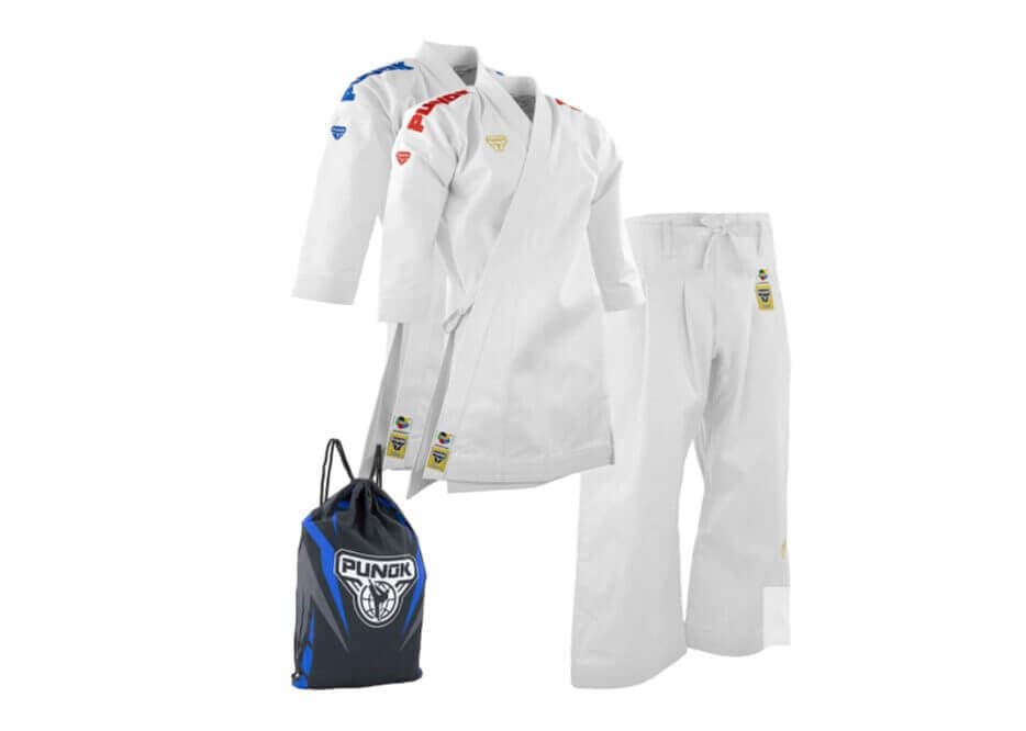 Kimono Karate PUNOK WKF Compétition VERTEX - Set 3 pièces