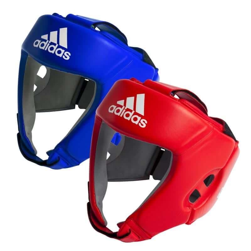 Casque de Boxe Compétition Amateur Adidas - bleu ou rouge