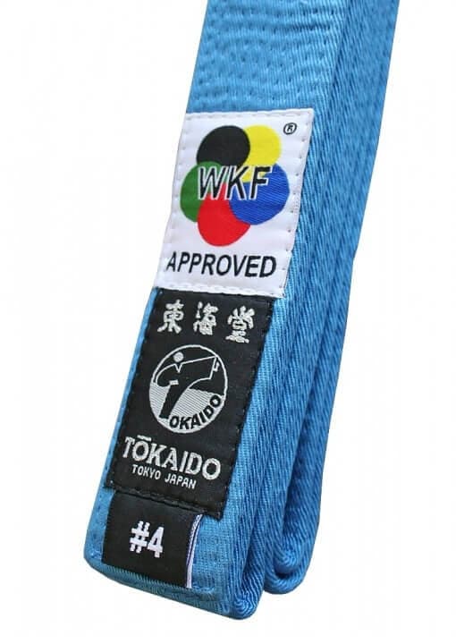 Ceinture de compétition de Karate Tokaido - Rouge ou Bleue - WKF approuvé