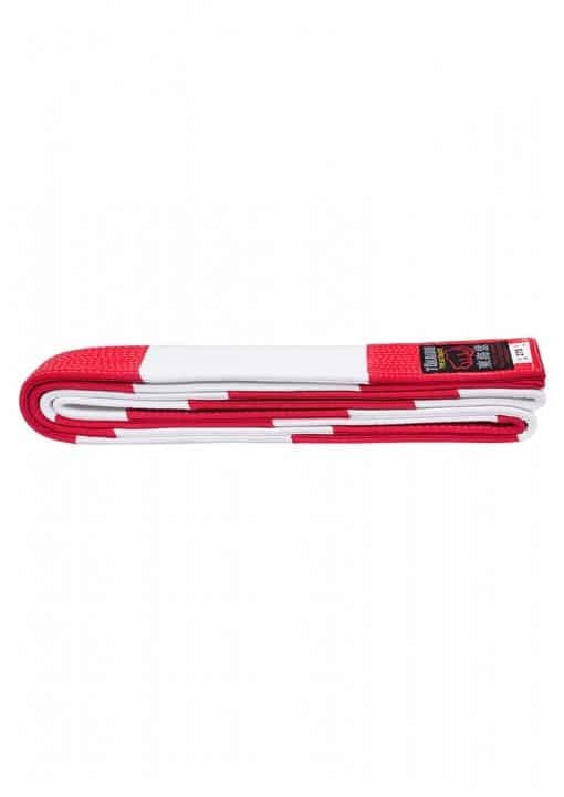 Ceinture de Karate rouge et blanche TOKAIDO