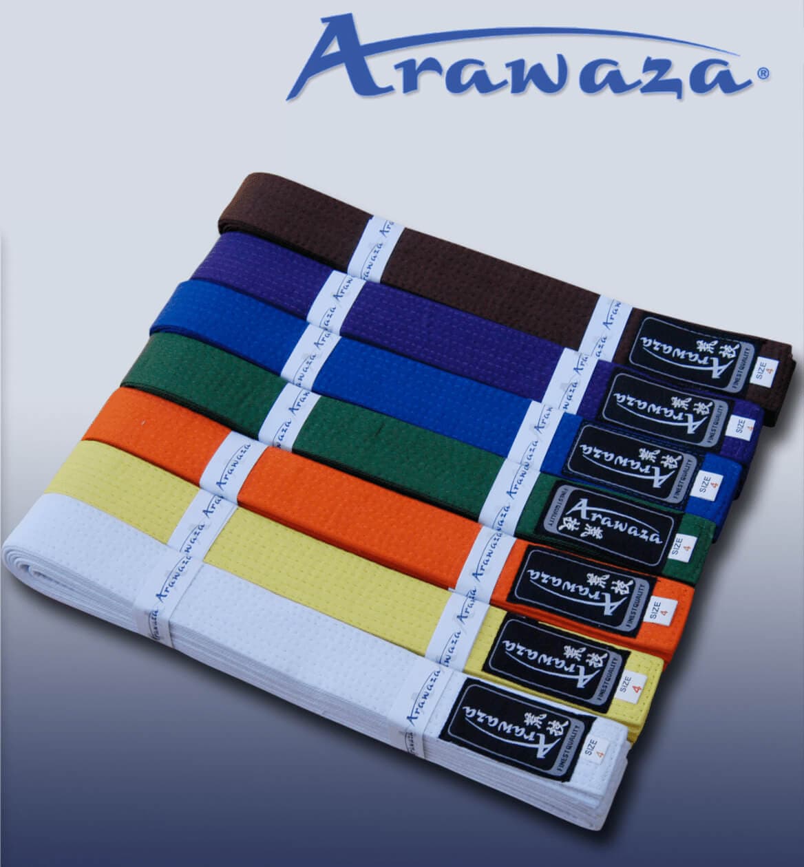 Ceinture de Karate de Couleur ARAWAZA Coton piqué