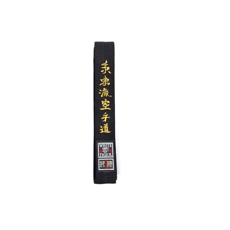 Ceinture Noire de Karaté Brodée Shito-ryu Karaté-Do - Noris