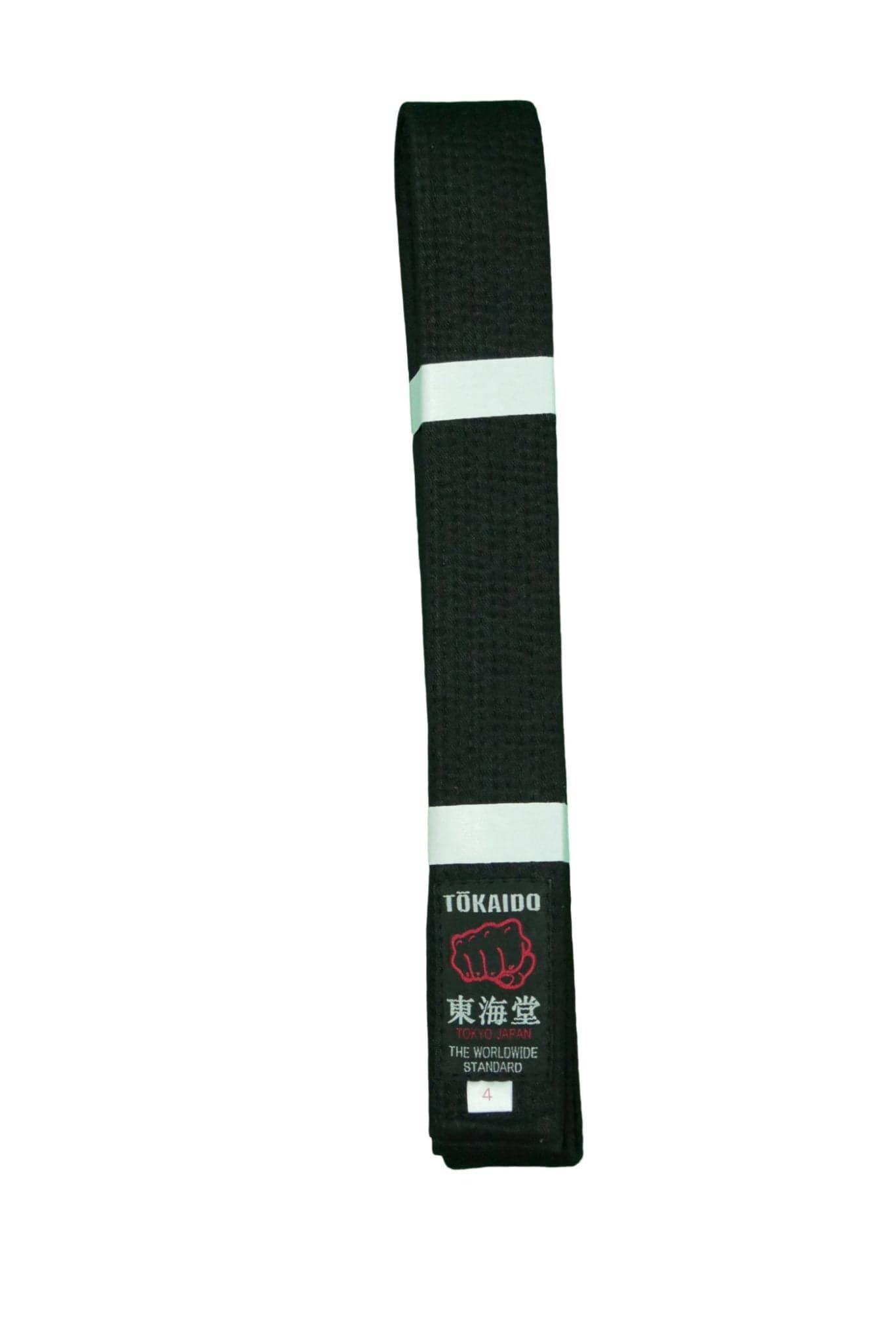 Ceinture noire de Karate TOKAIDO Coton - Fabriquée au Japon