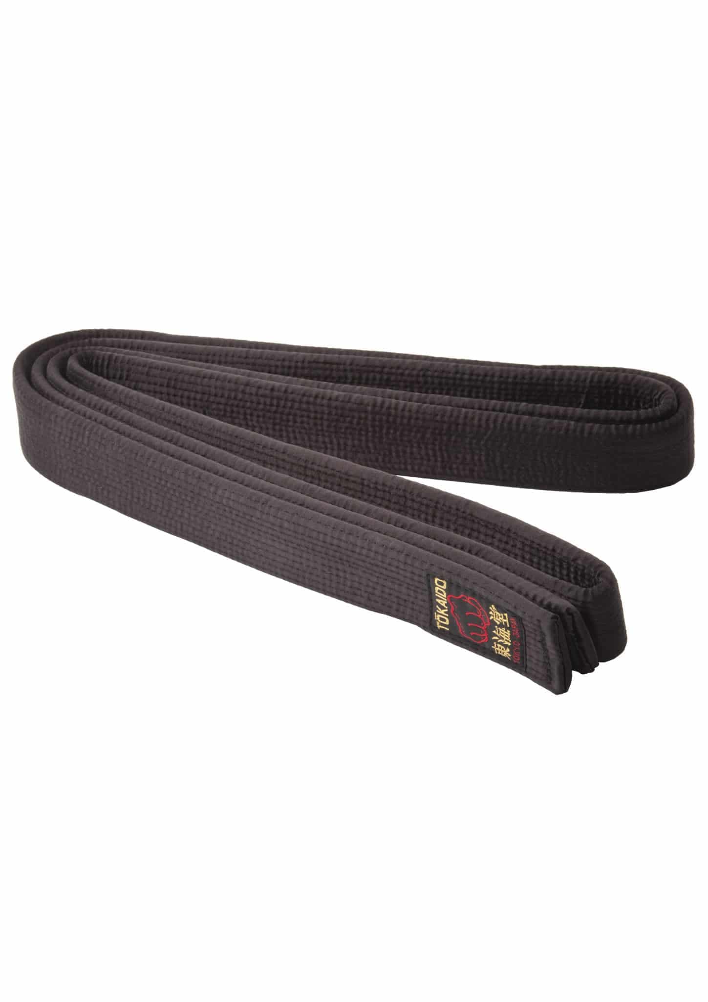 Ceinture noire Tokaido Extra-Large de Karate - Fabriquée au Japon - Soie-satin de qualité supérieure