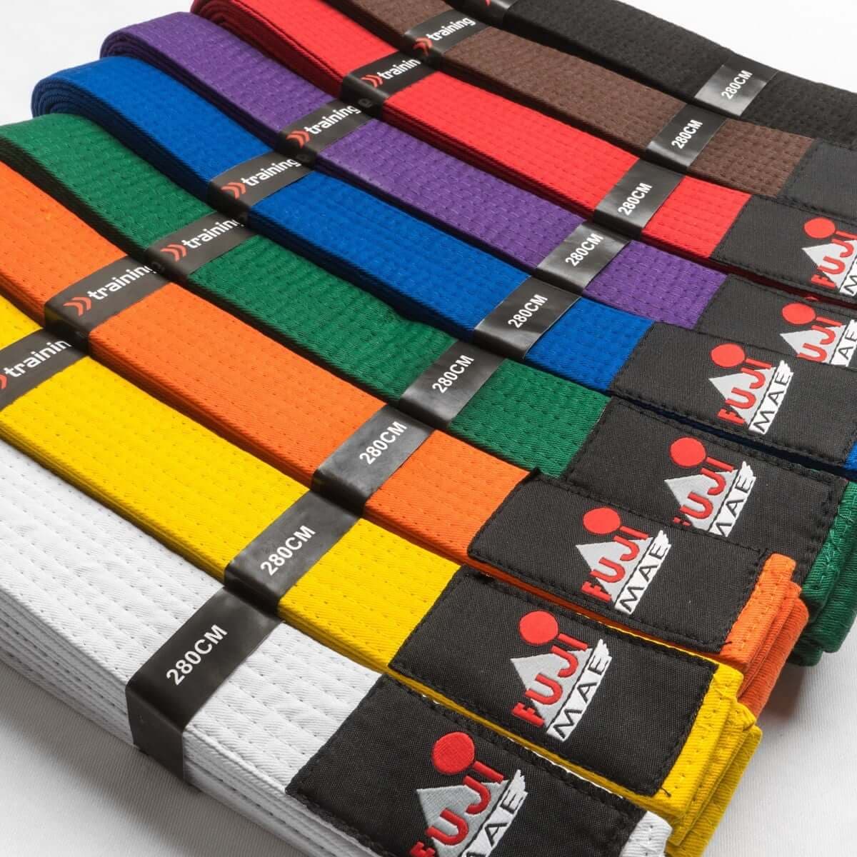 Ceintures arts martiaux toutes couleurs - Fuji Mae