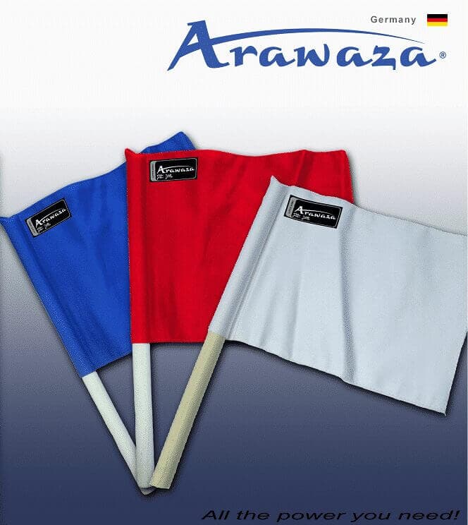 Drapeau d'arbitrage Arawaza 7 En stock Habituellement expédié sous 10 à 20 jours Rouge