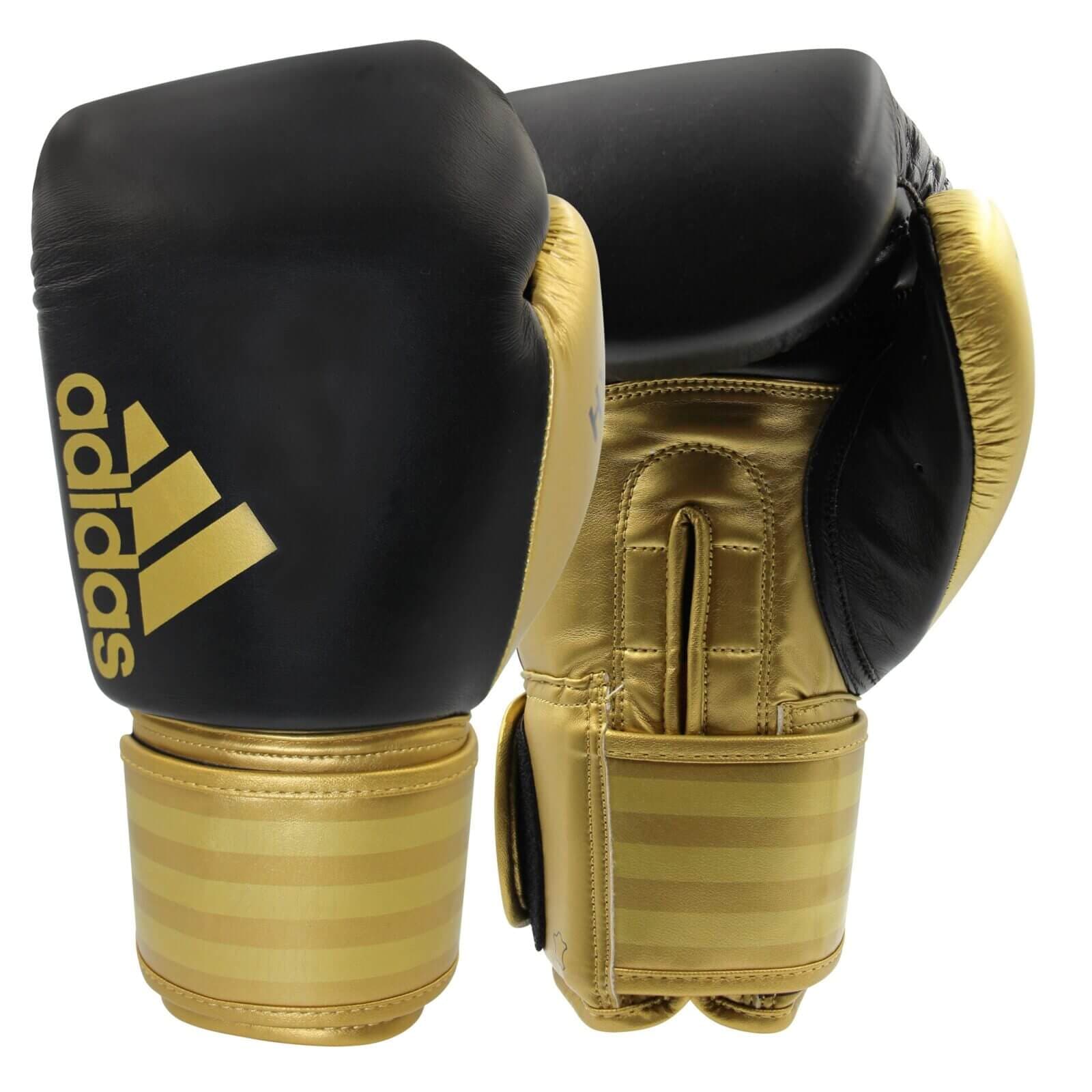 Gants de Boxe "HYBRID 200" Noir/Or Adidas