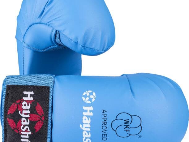 Gants de Karate Tsuki Hayashi bleus ou rouges - WKF