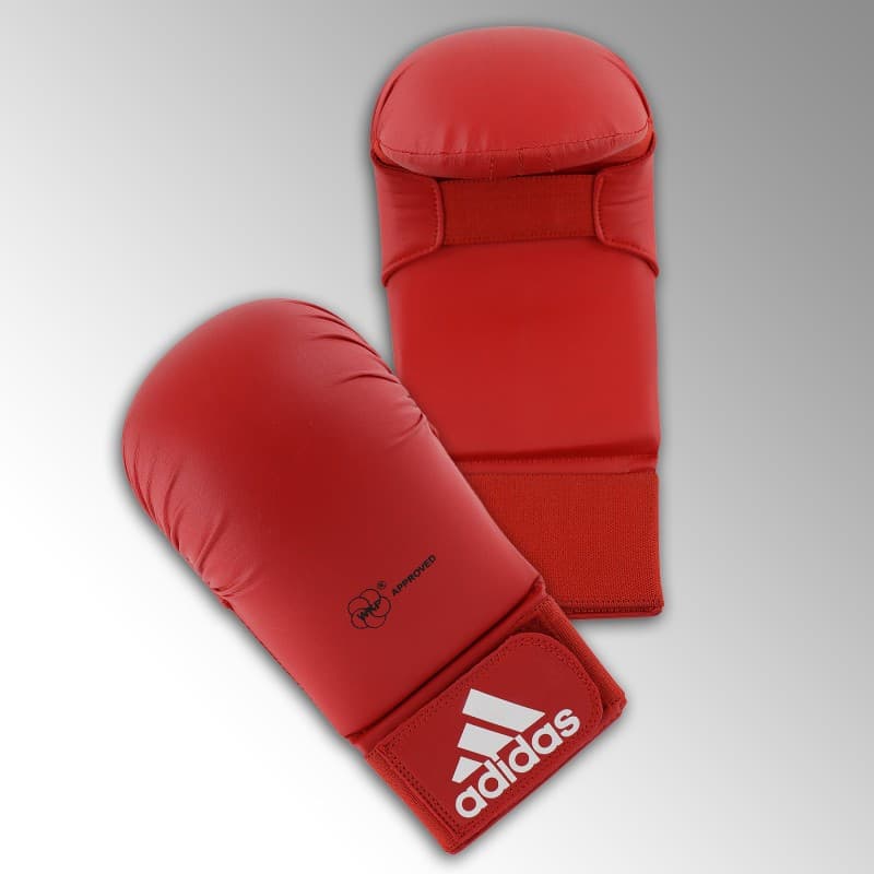 Gants de Karate Adidas - bleu ou rouge - WKF
