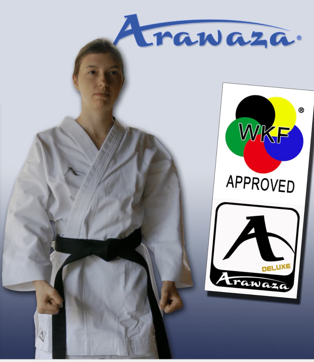 Kimono Karate Arawaza Kata Deluxe - WKF Habituellement expédié sous 10 à 20 jours En stock 175