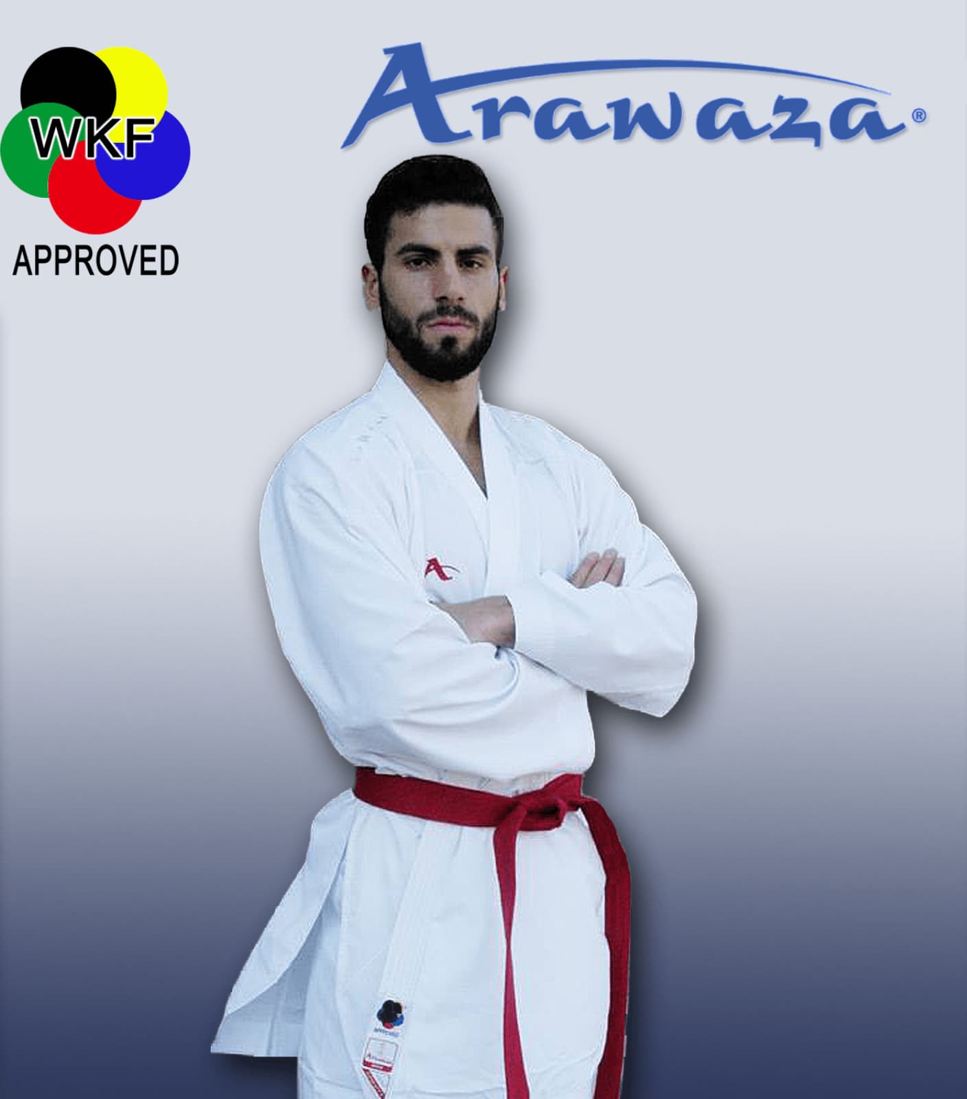 Kimono Karate Arawaza Onyx Zero Gravity - WKF En stock Habituellement expédié sous 10 à 20 jours 175