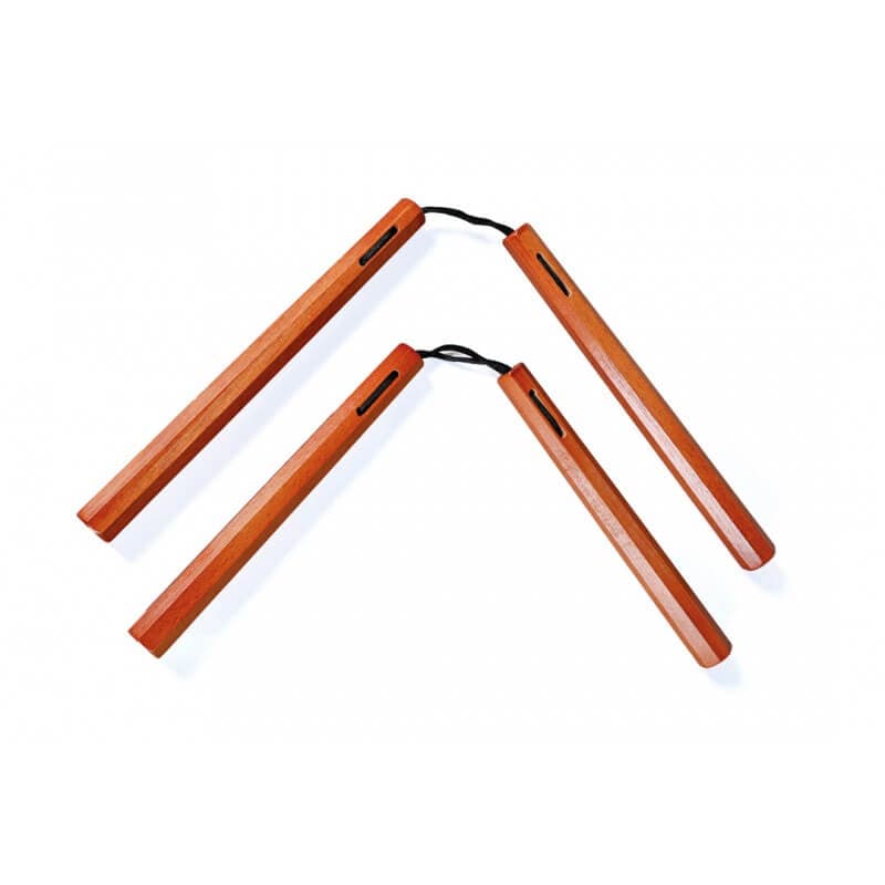 Nunchaku en Bois Rouge - Noris