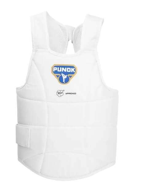 Plastron de Karate Punok Body Protector WKF - Blanc