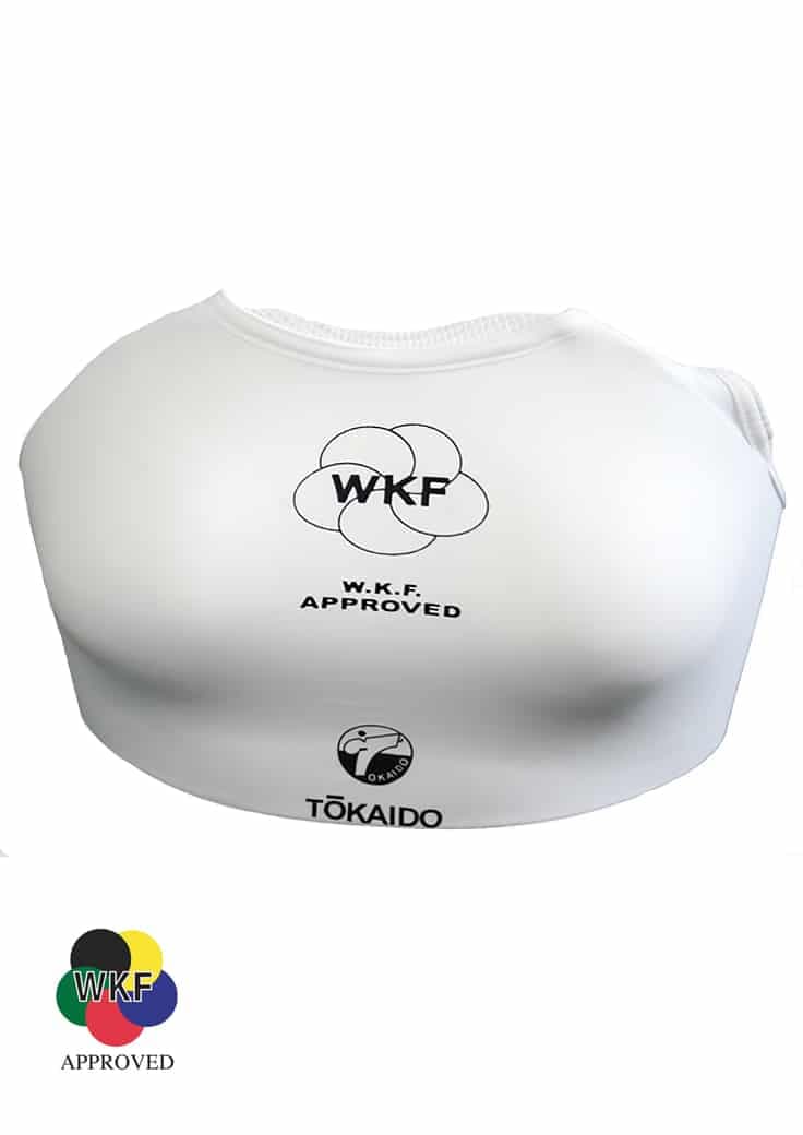 Plastron Karate féminin TOKAIDO - amovible - WKF