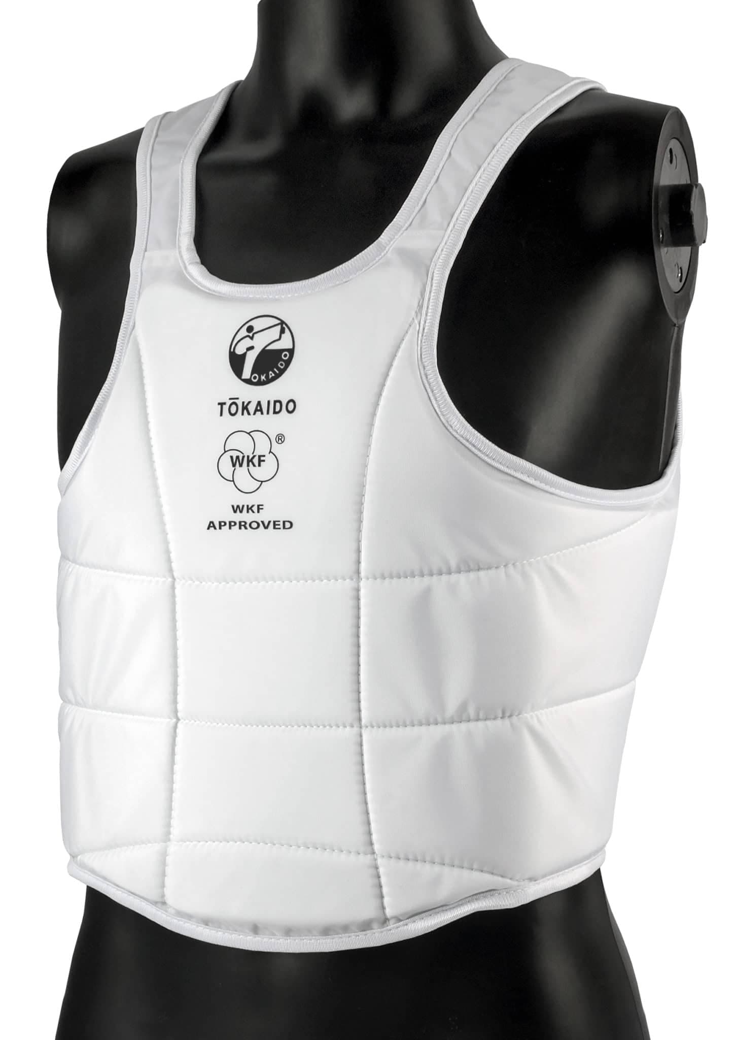 Plastron Tokaido BODY GUARD "PRO" pour Karate - WKF - Blanc