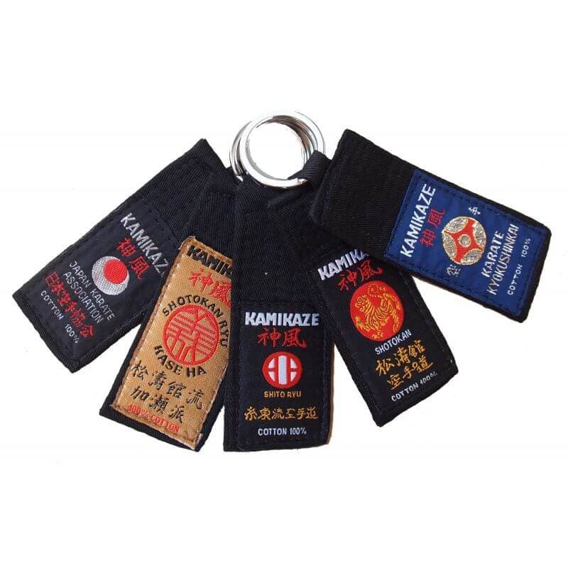 Porte-clefs Kamikaze "Ceinture noire"