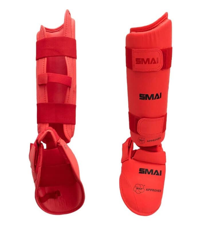 Protège tibia et pieds de Karate SMAI - WKF