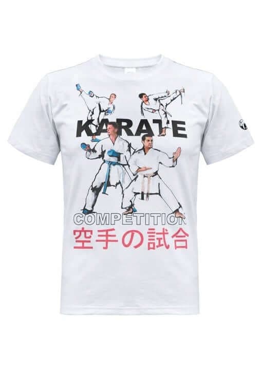 T-shirt Tokaido compétition Karate - Blanc - 100% coton