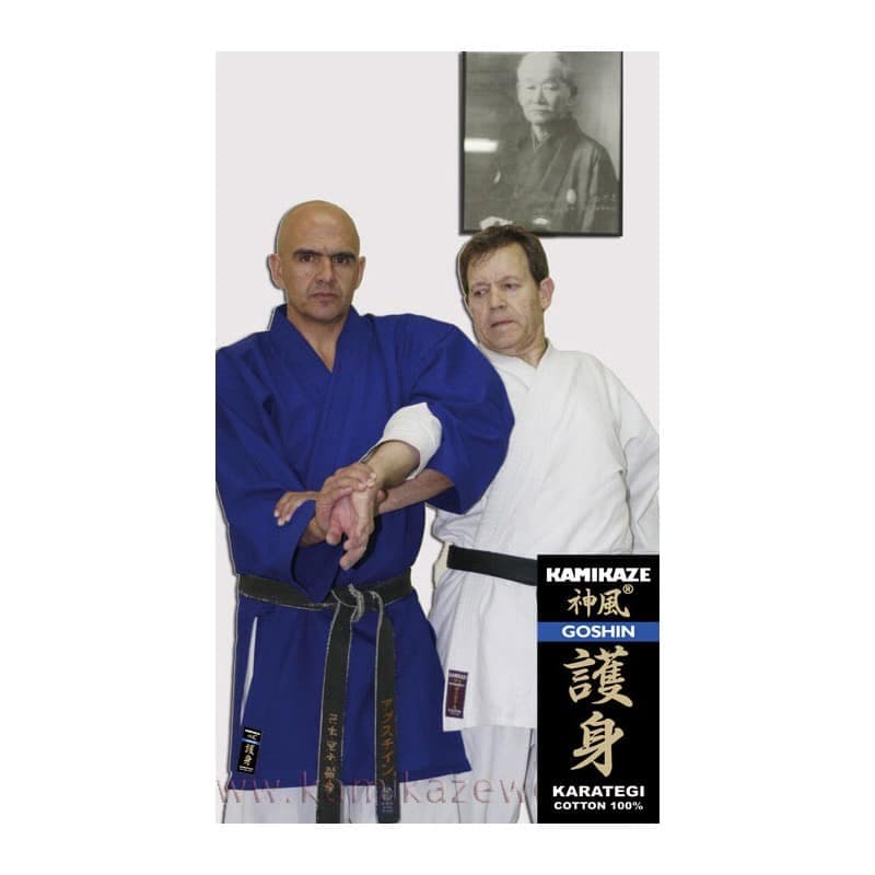 Veste kimono Kamikaze GOSHIN - Bleu