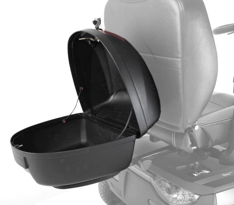 Abschließbare Transportbox hinten + Halterung